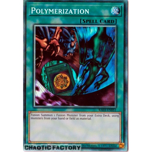 RA03-EN051 Polymerization (alternate artwork) Collector's Rare 1st Edition NM