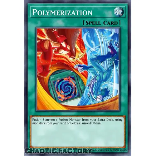 RA03-EN051 Polymerization (HERO artwork) Super Rare 1st Edition NM