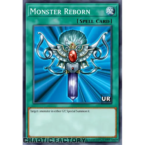 RA03-EN052 Monster Reborn Ultra Rare 1st Edition NM