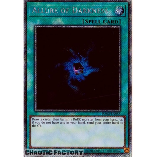 RA03-EN055 Allure of Darkness Platinum Secret Rare 1st Edition NM