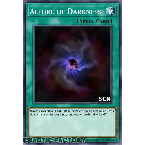 RA03-EN055 Allure of Darkness Secret Rare 1st Edition NM