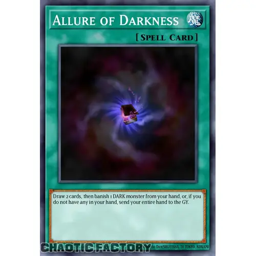 RA03-EN055 Allure of Darkness Super Rare 1st Edition NM