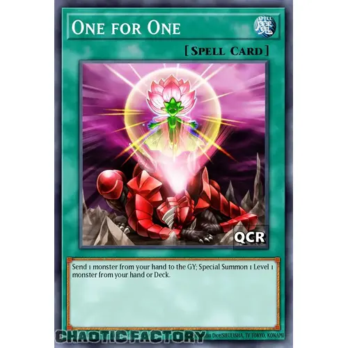 RA03-EN056 One for One Quarter Century Secret Rare 1st Edition NM