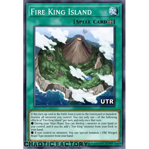 RA03-EN059 Fire King Island Ultimate Rare 1st Edition NM