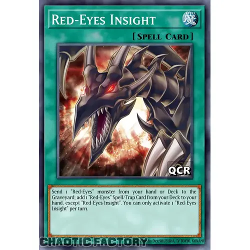 RA03-EN061 Red-Eyes Insight Quarter Century Secret Rare 1st Edition NM