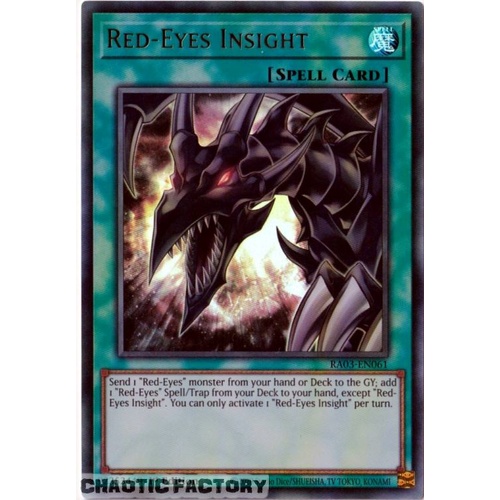 RA03-EN061 Red-Eyes Insight Ultra Rare 1st Edition NM