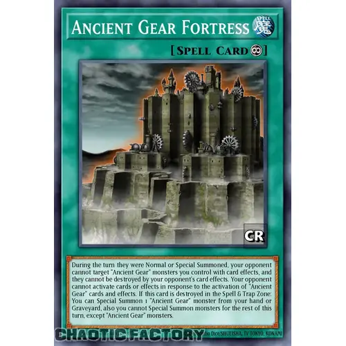 RA03-EN062 Ancient Gear Fortress Collector's Rare 1st Edition NM