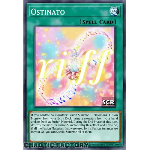 RA03-EN064 Ostinato Secret Rare 1st Edition NM