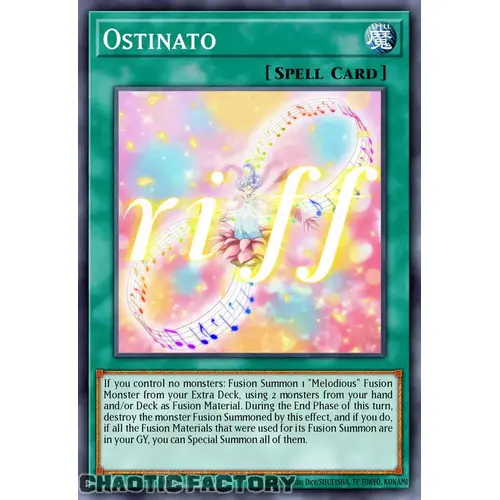 RA03-EN064 Ostinato Super Rare 1st Edition NM