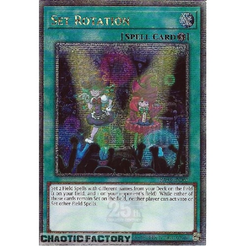 RA03-EN065 Set Rotation Quarter Century Secret Rare 1st Edition NM