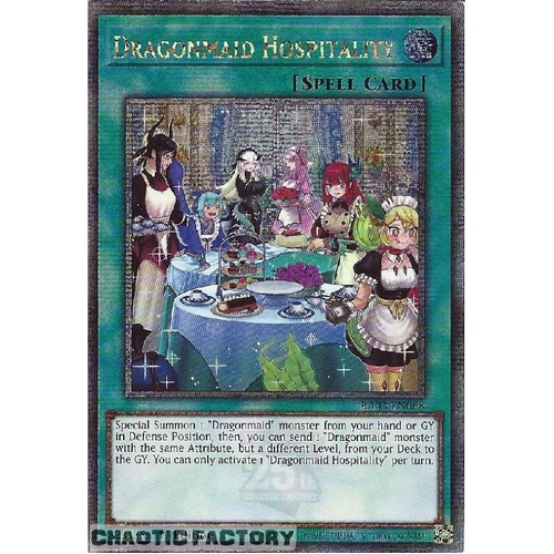 RA03-EN068 Dragonmaid Hospitality ALT ART Quarter Century Secret Rare 1st Edition NM