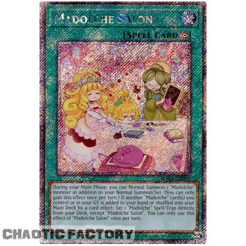 RA03-EN069 Madolche Salon Platinum Secret Rare 1st Edition NM