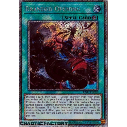 RA03-EN070 Branded Opening Platinum Secret Rare 1st Edition NM