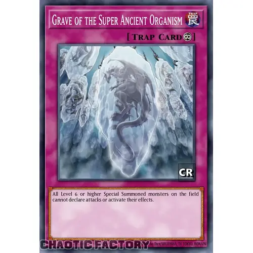 RA03-EN077 Grave of the Super Ancient Organism Collector's Rare 1st Edition NM