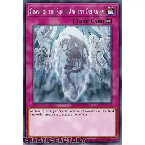 RA03-EN077 Grave of the Super Ancient Organism Super Rare 1st Edition NM