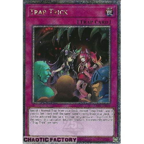 RA03-EN078 Trap Trick Quarter Century Secret Rare 1st Edition NM