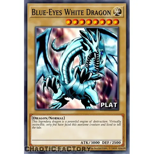 RA03-EN079 Blue-Eyes White Dragon Platinum Secret Rare 1st Edition NM