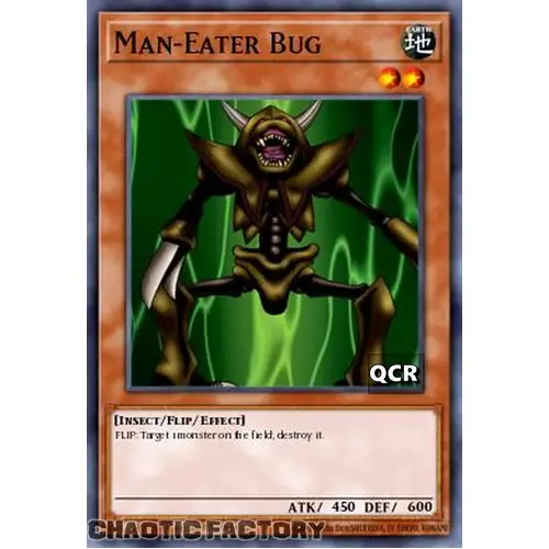 RA03-EN082 Man-Eater Bug Quarter Century Secret Rare 1st Edition NM