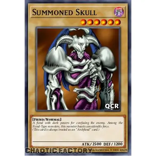 RA03-EN086 Summoned Skull Quarter Century Secret Rare 1st Edition NM