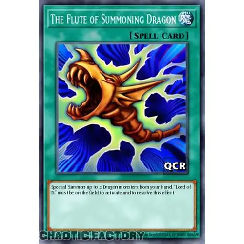 RA03-EN087 The Flute Of Summoning Dragon Quarter Century Secret Rare 1st Edition NM