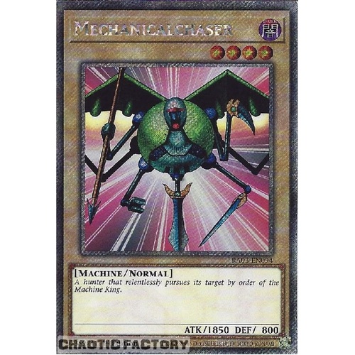 RA03-EN094 Mechanicalchaser Platinum Secret Rare 1st Edition NM