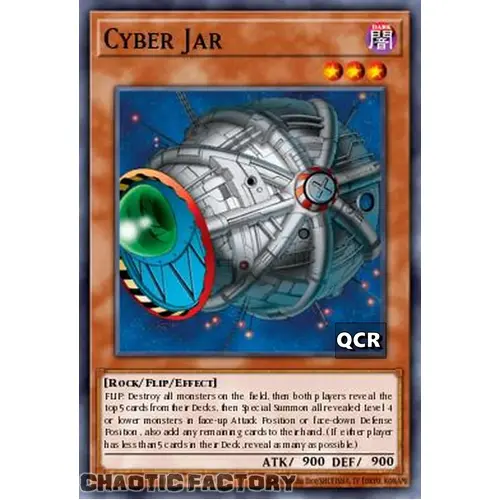 RA03-EN095 Cyber Jar Quarter Century Secret Rare 1st Edition NM