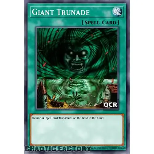 RA03-EN097 Giant Trunade Quarter Century Secret Rare 1st Edition NM