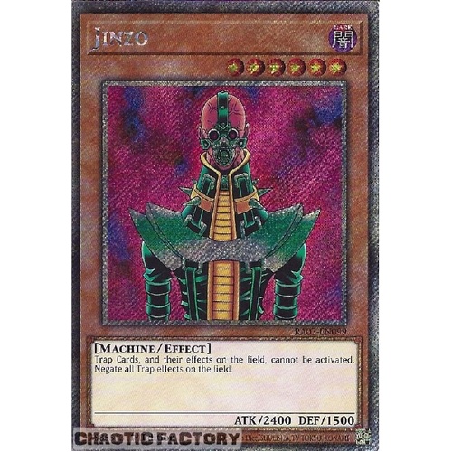 RA03-EN099 JINZO Platinum Secret Rare 1st Edition NM