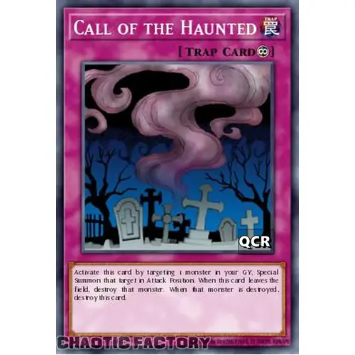 RA03-EN108 Call of the haunted Quarter Century Secret Rare 1st Edition NM