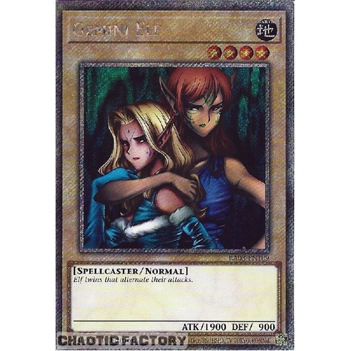 RA03-EN109 Gemini Elf Platinum Secret Rare 1st Edition NM