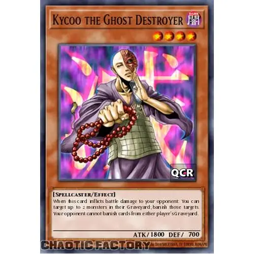 RA03-EN110 Kycoo The Ghost Destroyer Quarter Century Secret Rare 1st Edition NM