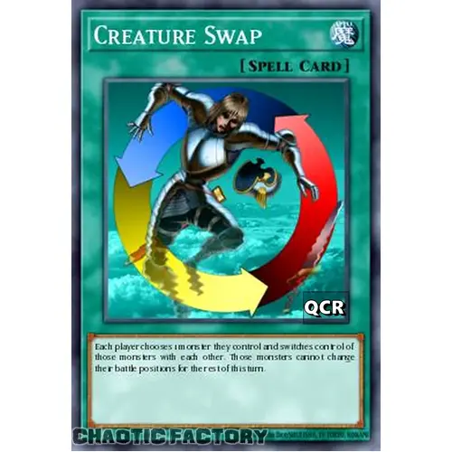 RA03-EN120 Creature Swap Quarter Century Secret Rare 1st Edition NM