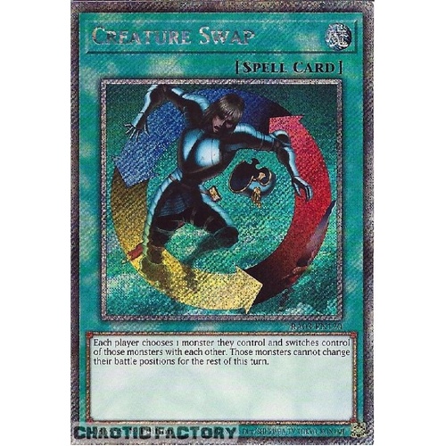 RA03-EN120 Creature Swap Platinum Secret Rare 1st Edition NM