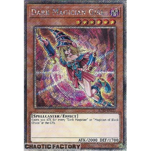 RA03-EN123 Dark Magician Girl  CT2 Promo Version Platinum Secret Rare 1st Edition NM