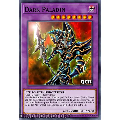 RA03-EN126 Dark Paladin Quarter Century Secret Rare 1st Edition NM