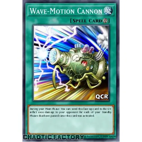 RA03-EN127 Wave-Motion Cannon Quarter Century Secret Rare 1st Edition NM