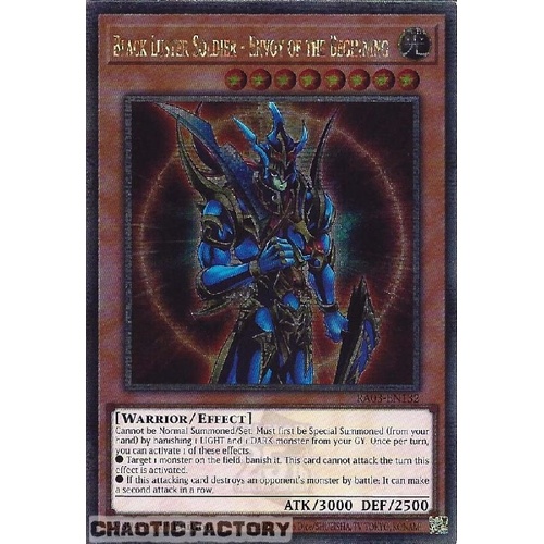 RA03-EN132 Black Luster Soldier - Envoy of the Beginning Quarter Century Secret Rare 1st Edition NM