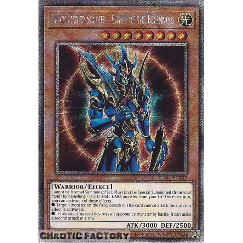 RA03-EN132 Black Luster Soldier - Envoy of the Beginning Platinum Secret Rare 1st Edition NM