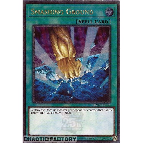 RA03-EN135 Smashing Ground Quarter Century Secret Rare 1st Edition NM