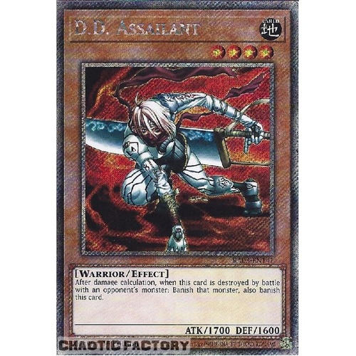 RA03-EN141 D.D. Assailant Platinum Secret Rare 1st Edition NM