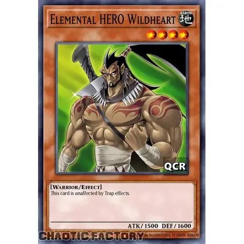 RA03-EN157 Elemental HERO Wildheart Quarter Century Secret Rare 1st Edition NM