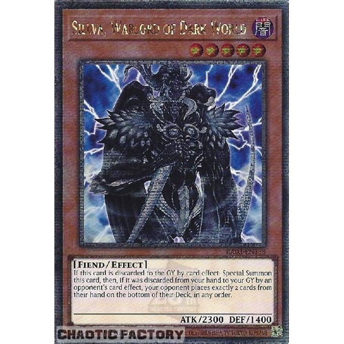 RA03-EN158 Goldd, Wu-Lord of Dark World Quarter Century Secret Rare 1st Edition NM