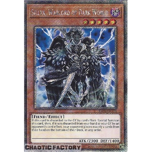 RA03-EN158 Goldd, Wu-Lord of Dark World Platinum Secret Rare 1st Edition NM