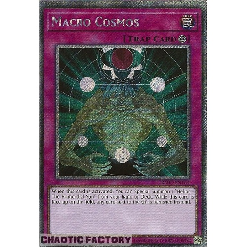 RA03-EN164 Macro Cosmos Platinum Secret Rare 1st Edition NM