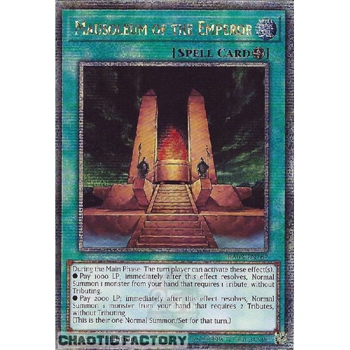 RA03-EN167 Mausoleum of the Emperor Quarter Century Secret Rare 1st Edition NM