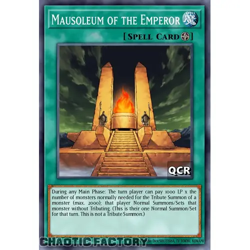 RA03-EN167 Mausoleum of the Emperor Quarter Century Secret Rare 1st Edition NM