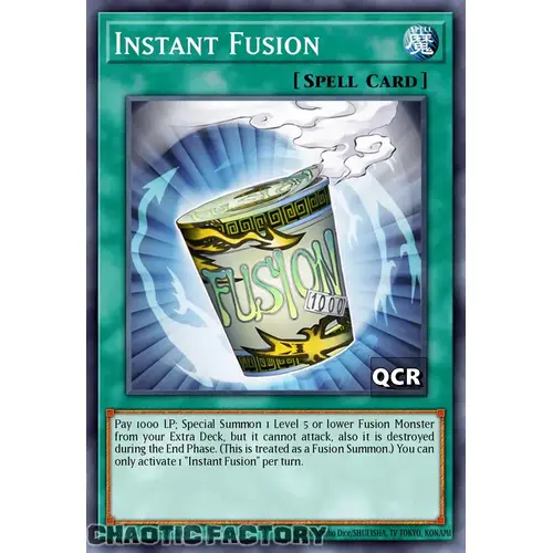 RA03-EN171 Instant Fusion Quarter Century Secret Rare 1st Edition NM