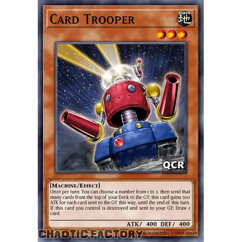 RA03-EN172 Card Trooper Quarter Century Secret Rare 1st Edition NM