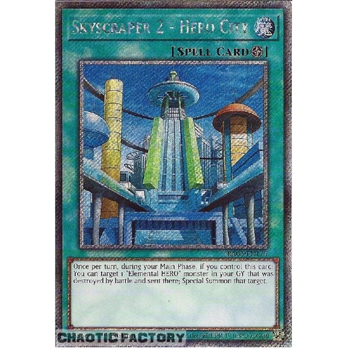 RA03-EN175 Skyscraper 2 - Hero City Platinum Secret Rare 1st Edition NM