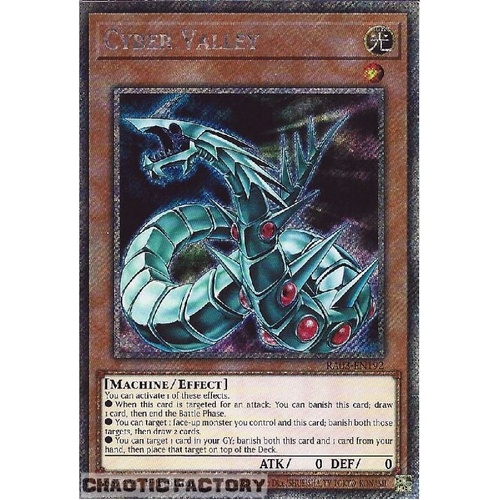 RA03-EN192 Cyber Valley Platinum Secret Rare 1st Edition NM